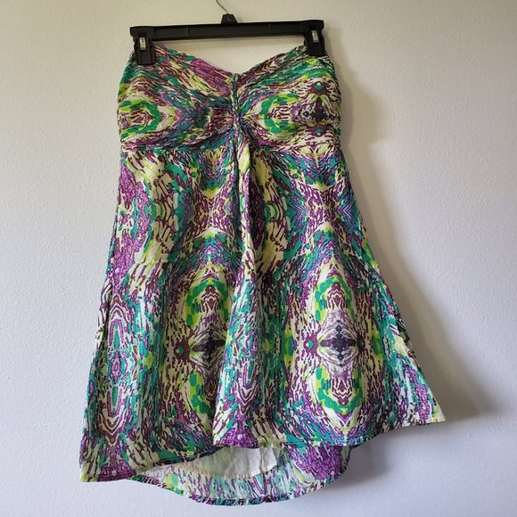 Colorful strapless Apollo Top - Picture 1 of 8